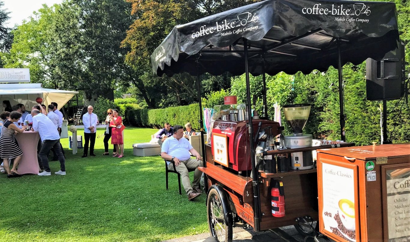 PRIVATFEIERN : Geburtstag, Hochzeit oder Garden Party – das Coffee-Bike macht dein Fest unvergesslich. PRIVATFEIERN